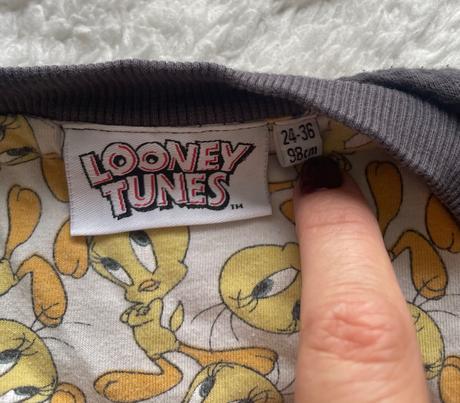 Tmavoseda vesta na zips looney tunes, 98