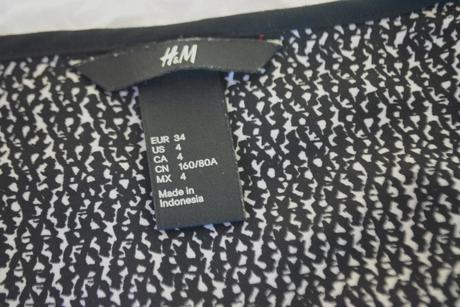 H&m blúzka bez rukávov, veľ. xs/34, h&m,xs