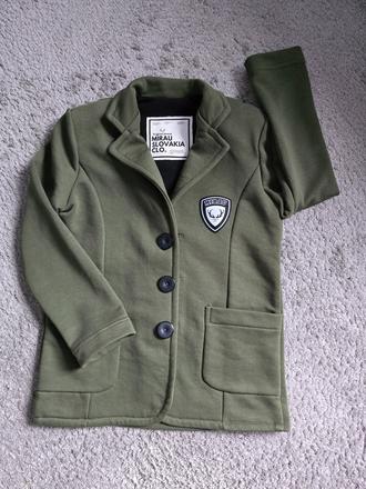 Tepláková sako 1x vzaté, mirau,122