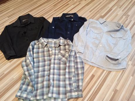 Predám 4 ks chlapčenskych košieľ, h&m,98