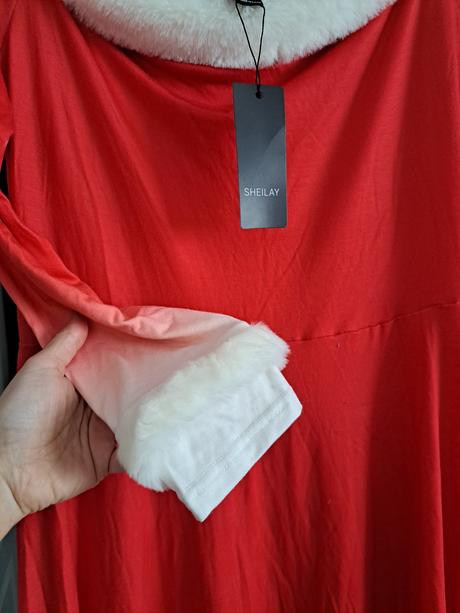 Dámske mikulášske šaty, l