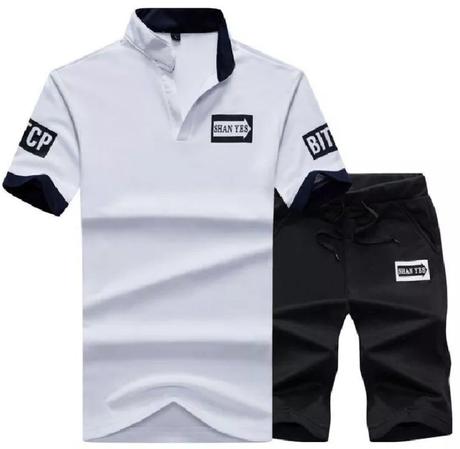 Letná súprava bielo čiernej farby, l/xl, l