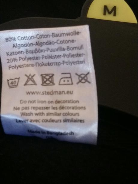 Pánska čierna mikina s motívom a nápismi, stedman, s