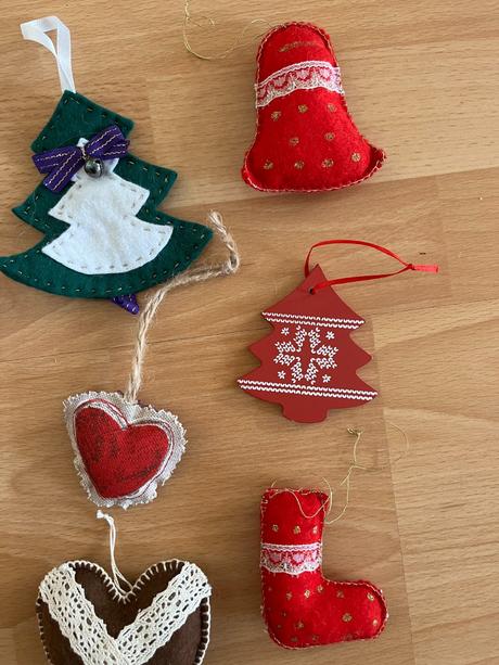 Vianočné ozdoby 8 kusov, 