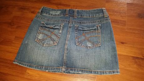 Minisukňa - rifľová krásna, 36