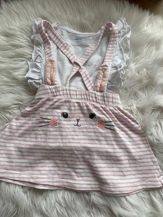 Suknička na traky, h&m,92