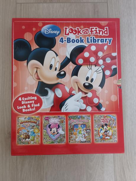 Disney mickey mouse 4 veľké knihy s hádankami, 
