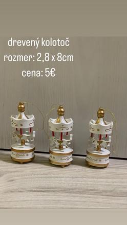 Vianočné ozdoby kolotoč, 