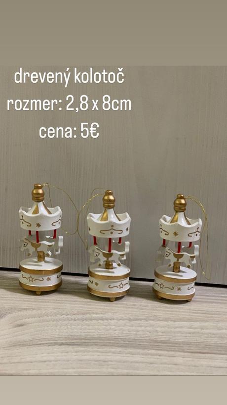 Vianočné ozdoby kolotoč, 