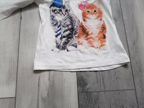 Tričko s mačičkami - 98, 98