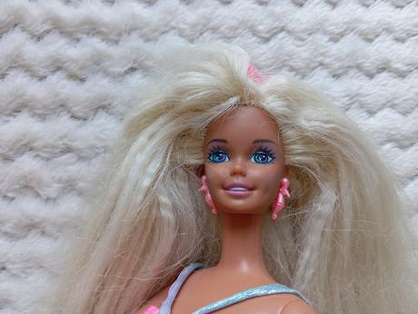 1996 bubbling mermaid barbie morská panna, 