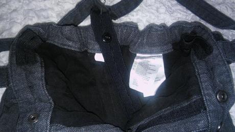 Zateplene nohavice, h&m,80