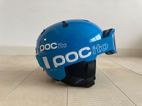 Detska prilba pocito auric cut spin fluorescent, poc,xs