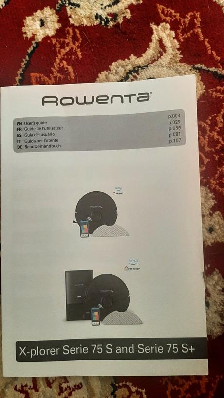 Roboticky vysavac, rowenta