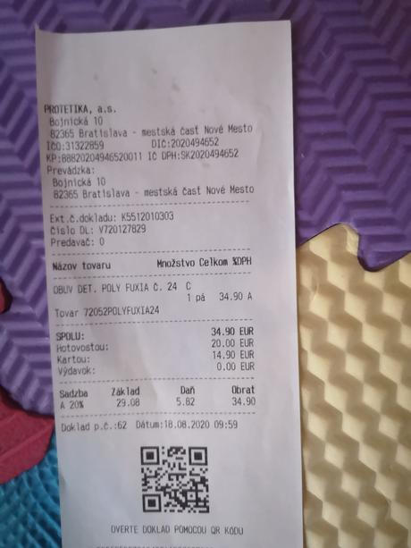 Protetika topanky póly fuxia, protetika,24