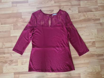 Bordová blúzka, orsay,l