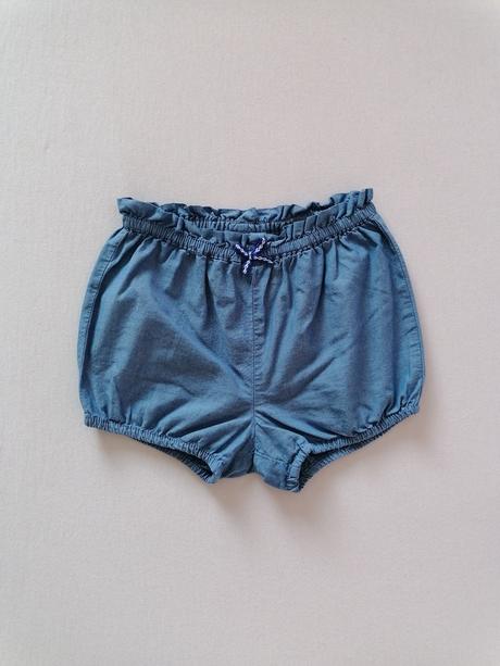 Lahke "riflove" šortky 92/98, h&m,92