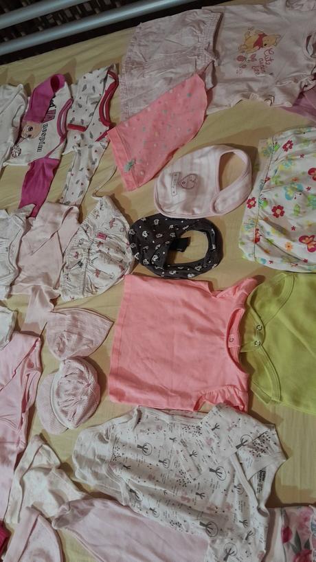 Balík oblečenia dievča 0-3m, 50–62