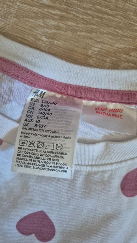 Pyzamo h&m 134/140, h&m,134