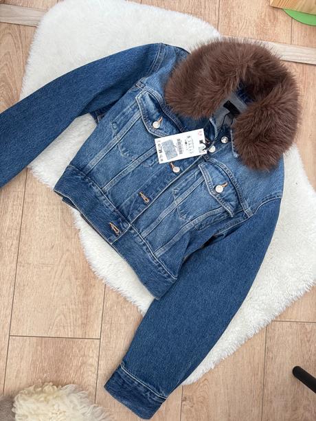 Dámska džínsová bunda, zara,s