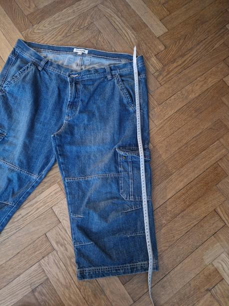 Strečové 3/4 džínsy xxl, bonprix,58