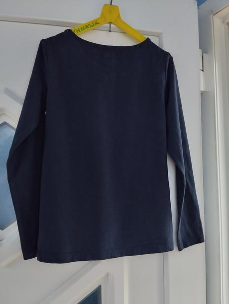 Modre tričko 122/128, h&m,122