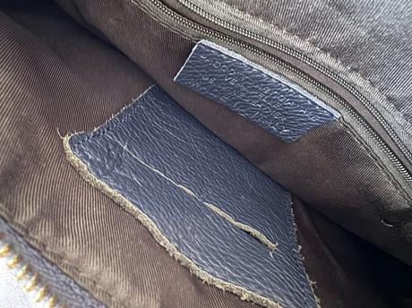 Vera pelle modrá kabelka, 