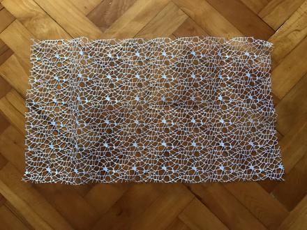 Dekoratívny obrúsok, biely,