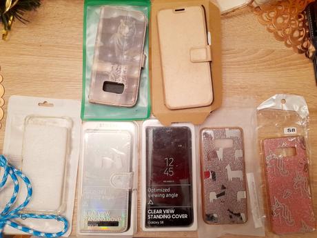 Originál nové tvrdené sklá a používané obaly na sa, samsung