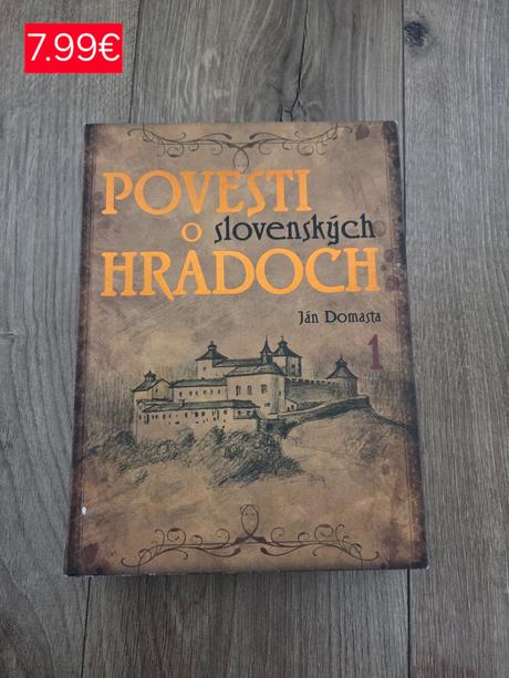 Povesti o slovenských hradoch 1 jemne opotrebovan,
