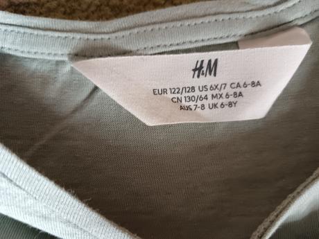 Dievčenské tričko, h&m,122