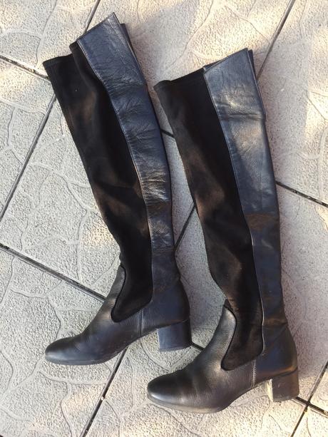 Kožene čižmy zara women 36, zara,36