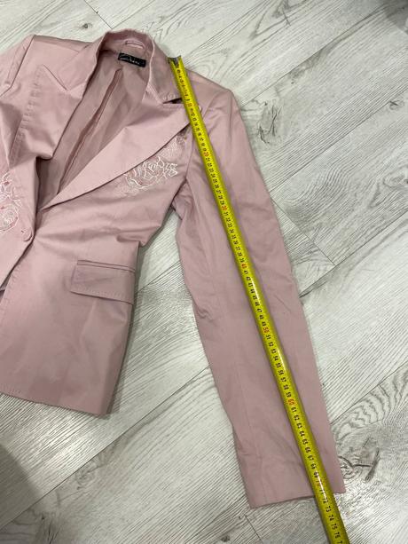 Elegantné ružové sako, l