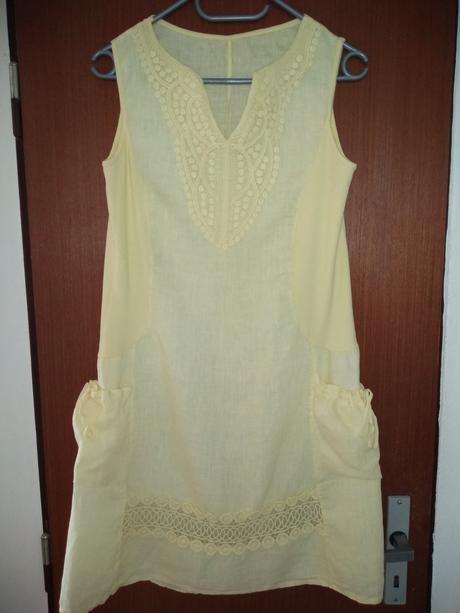 Ľanové šaty, xl