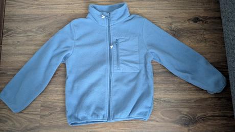 Flisova mikina, h&m,128