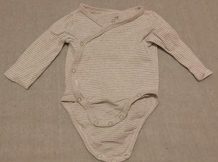 Neutrálne zavinovacie body pásikové h&m 62, h&m,62