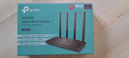 Router tp-link archer c6 ac 1200, 