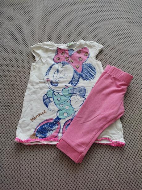 2 dlhé pyžamá,2 nočné košele minnie 6-9m, f&f,74