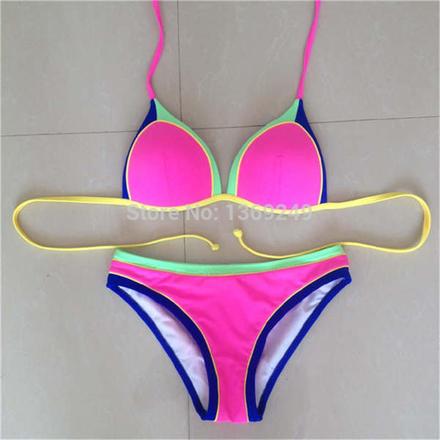 Ruzove bikiny beach plavky vel.s a m, m / s