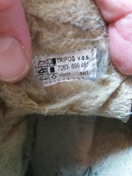 Chlapcenska zimna obuv, tripos,34