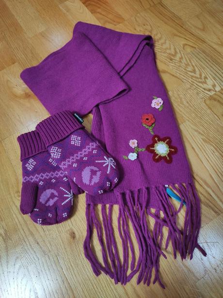 Súprava rukavice a šál 5/7 rokov, reserved,110