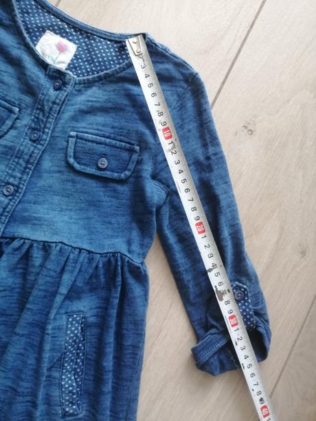 Šaty džínsového vzhľadu s 3/4 rukávom, next,110