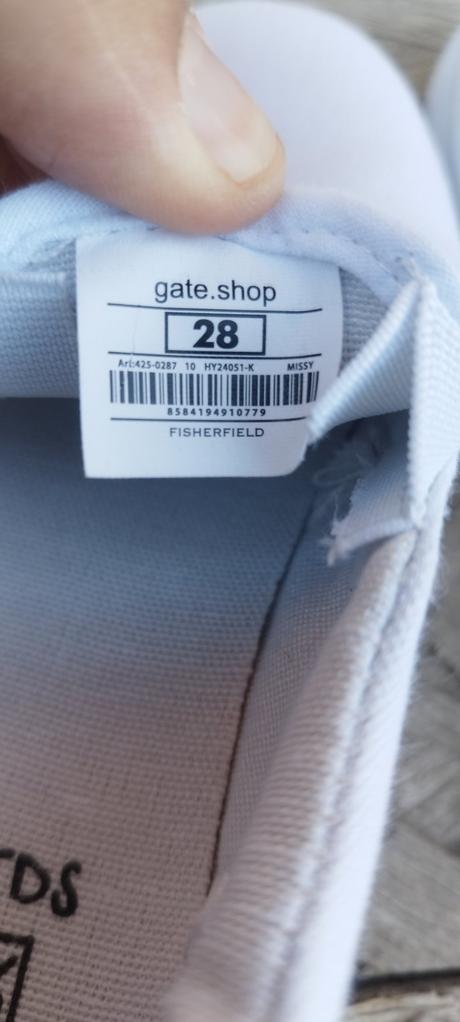 Gate nazúvacie tenisky slip on, nasúvačky, 28