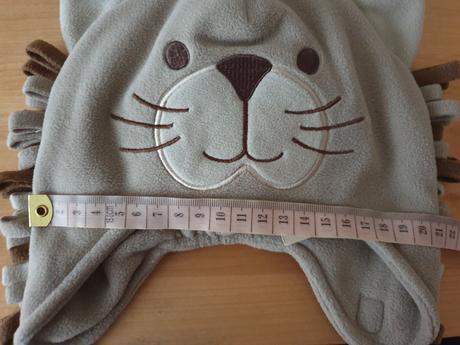 Flísová čiapka - mačička, benetton,68