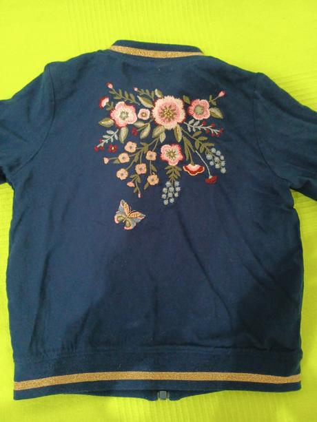 Bunda s výšivkou, palomino,98