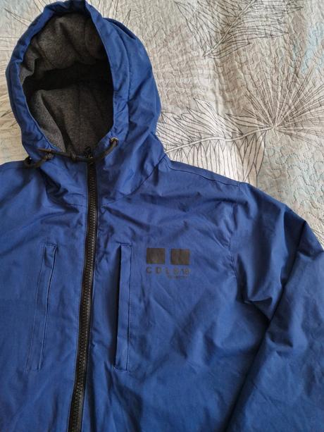 Panska zimna predlzena bunda cropp l, l