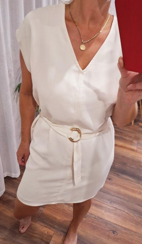 Šaty h&m biele vel 38/40, h&m,l