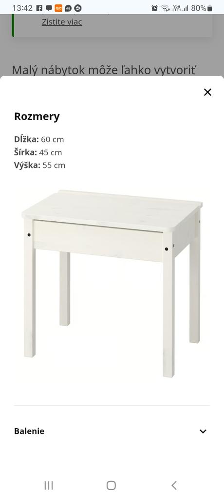 Stolik ikea,
