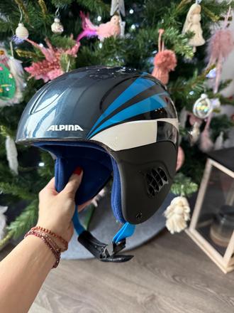 Detská lyžiarska prilba alpina, alpina sports,m