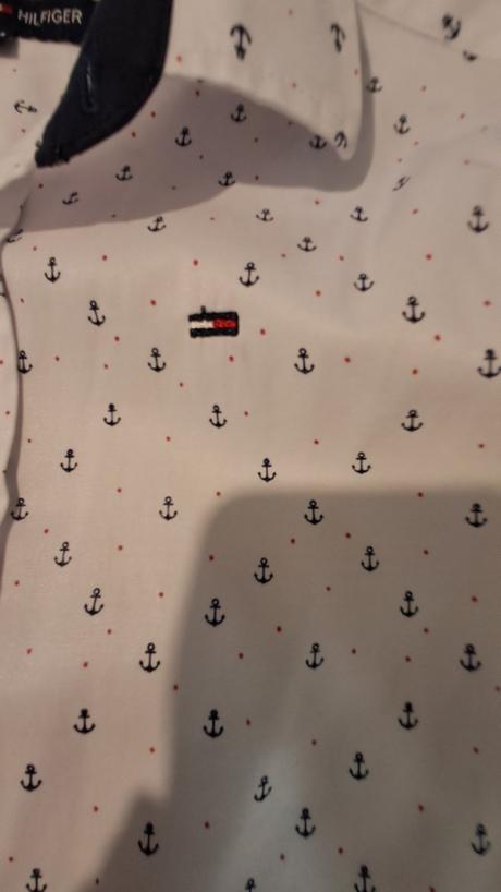 Elegantná košeľa s kotvami 158/164 2 v1, tommy hilfiger,152